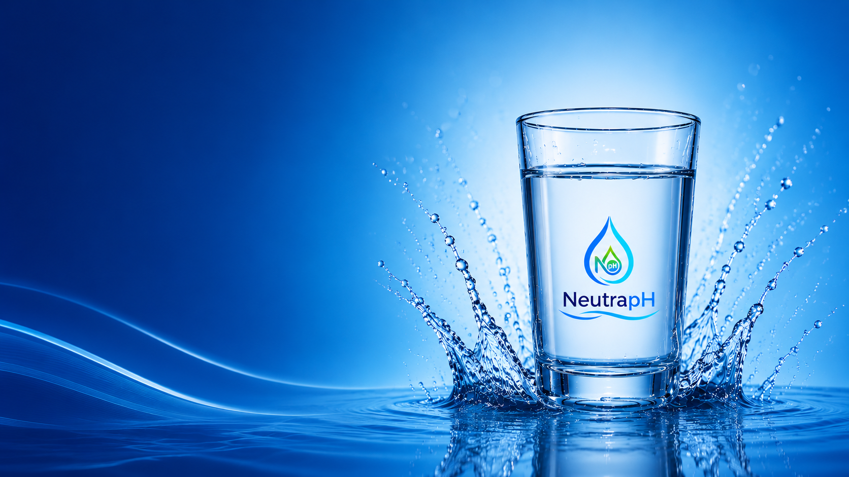 NeutrapH clean safe drinking water hero background